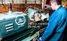 Listwa maglownicy jest szlifowana